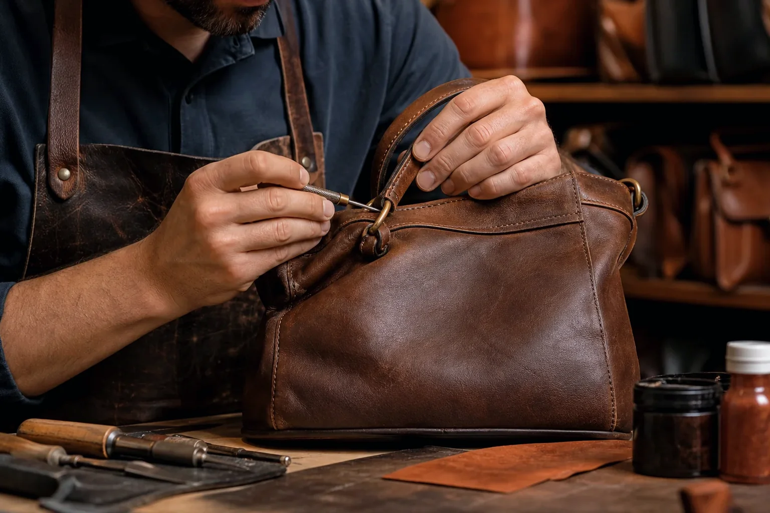 Reforma de bolsas de couro em Parnamirim